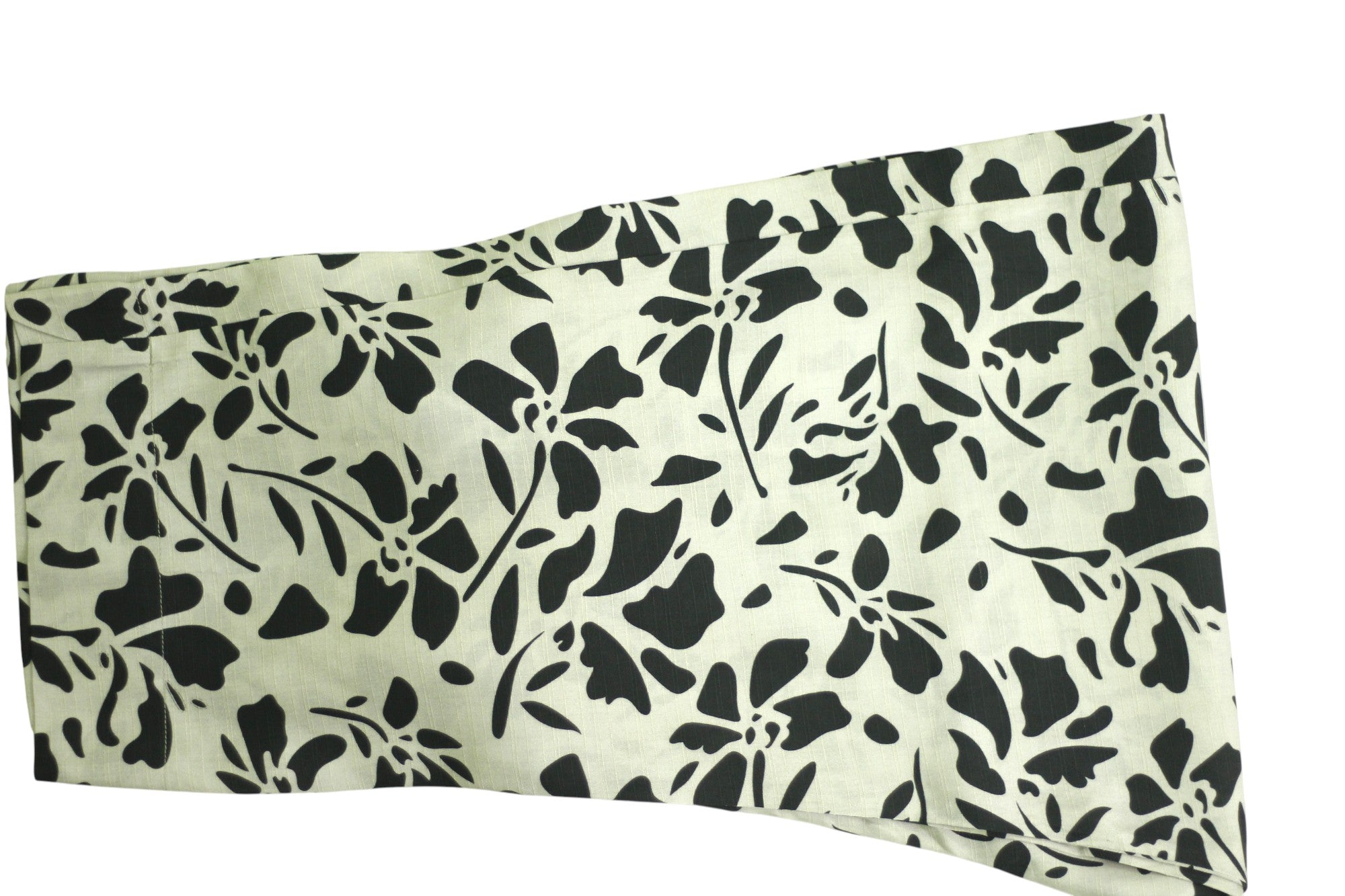 Grey Printed Light Khaddar 3-Piece Suit with Black Pattern & Lace Detailing